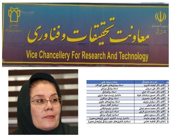 حضور 12 پژوهشگر دانشگاه در میان دریافت کنندگان گرنت تشویقی اعضای هیات علمی فعال سال 1404 کشور